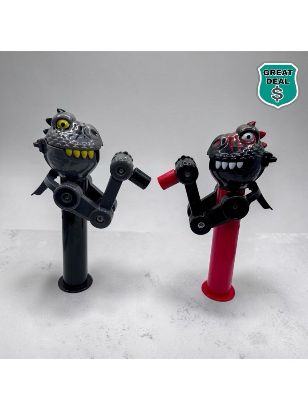 2 Pcs Lollipop Case Monster Dinosaur Lollipop Holders.